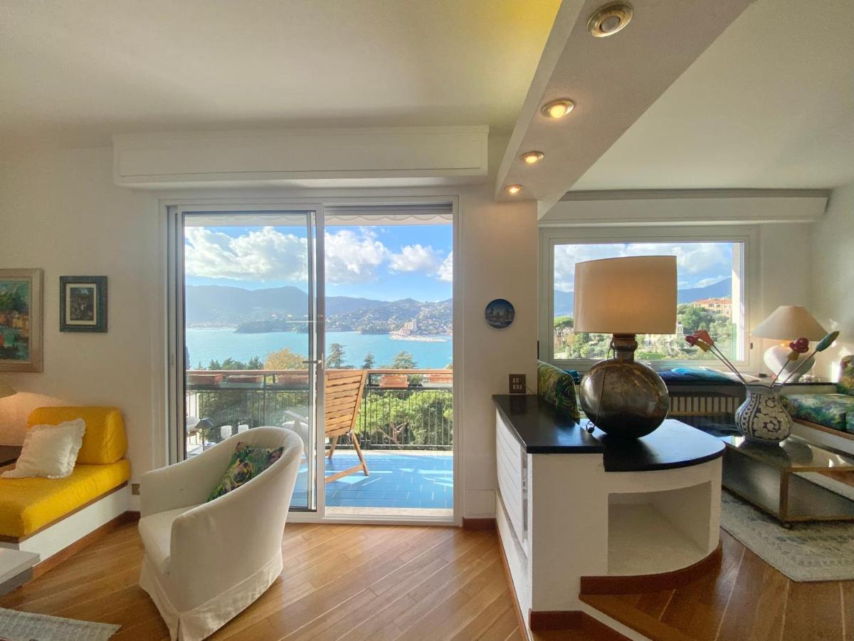 Welcome Riviera - Paradiso 12-Ultimo Restauro Nel 2025-Vista Mare Stupenda-Balcone Con Vista Meravigliosa Piu' Terrazza Solarium Sovrastante Di 70 Mq Esterna Rapallo Exterior photo