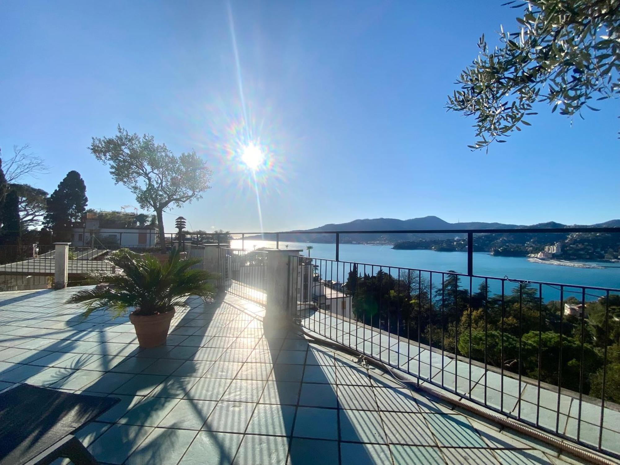 Welcome Riviera - Paradiso 12-Ultimo Restauro Nel 2025-Vista Mare Stupenda-Balcone Con Vista Meravigliosa Piu' Terrazza Solarium Sovrastante Di 70 Mq Esterna Rapallo Exterior photo